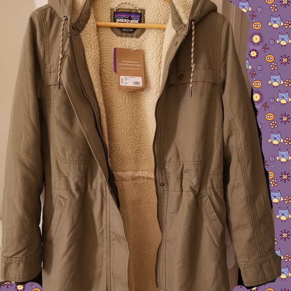 SOLD Patagonia Prairie Dawn Parka SZ M Sage Khaki - Picture 1 of 3